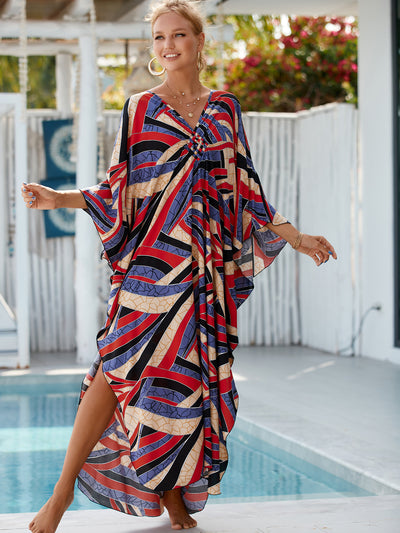 Aqualora™ Sun-Kissed Maxi Cover-Up